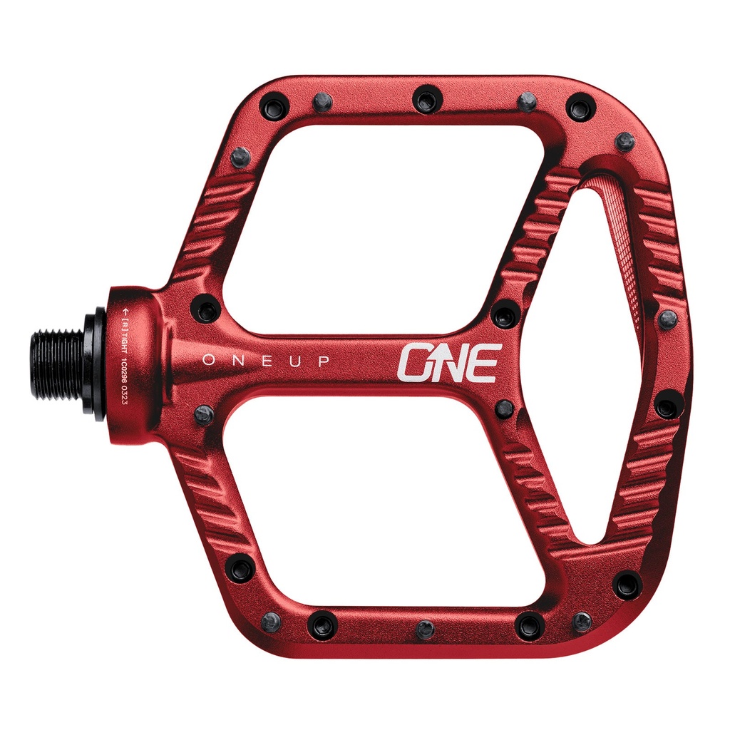 OneUp Gallery 12 - OneUpComponents_AluminumPedal_RED_Top.jpg