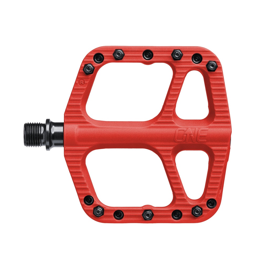 OneUp Gallery 1 - OneUpComponents_SmallCompPedals_RED_Top.jpg