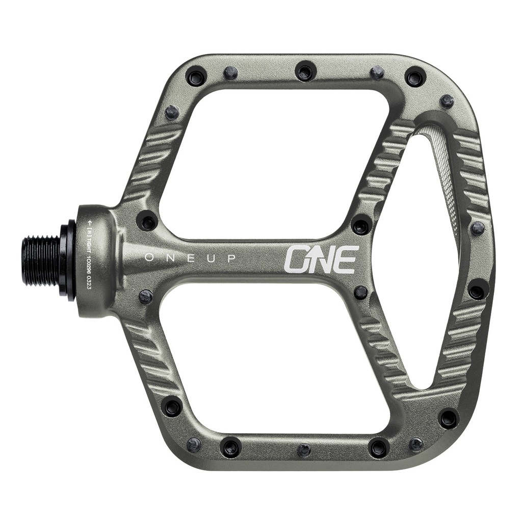 [1C0380GRY] Flat Pedal Aluminum Grey
