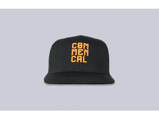 Gorra COMMENCAL TRUCKER BLACK AND ORANGE